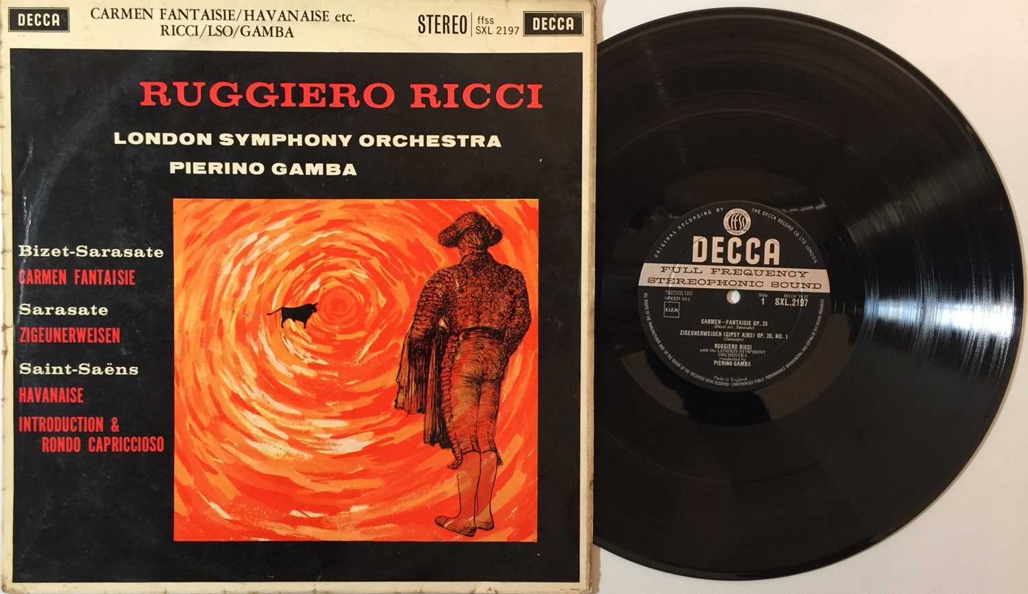Lot 175 - RUGGIERO RICCI - CARMEN FANTASIE LP (DECCA