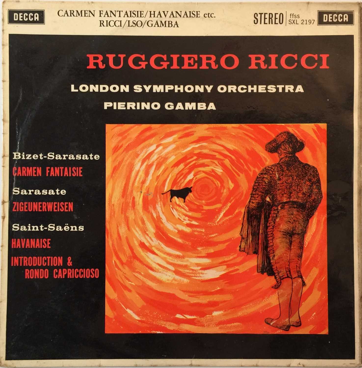 Lot 175 - RUGGIERO RICCI - CARMEN FANTASIE LP (DECCA