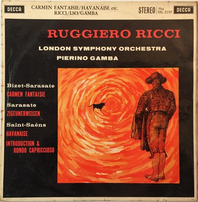 Lot 175 - RUGGIERO RICCI - CARMEN FANTASIE LP (DECCA ED1 PRESSING - SXL 2197)