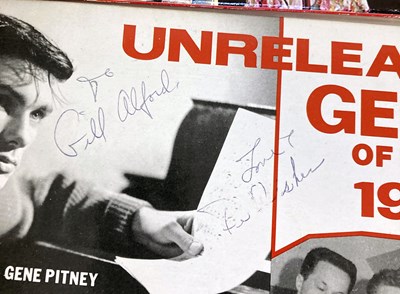 Lot 214 - GENE PITNEY - SIGNED LP COLLECTION.