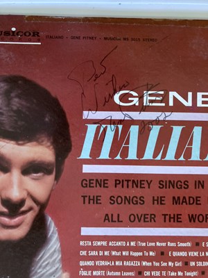 Lot 214 - GENE PITNEY - SIGNED LP COLLECTION.