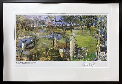 Lot 502 - PAUL WELLER SIGNED 22 DREAMS PRINT.