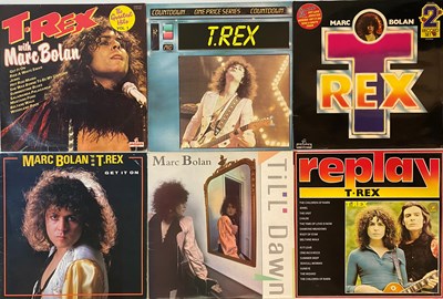 Lot 673 - T REX/ MARC BOLAN - LP/ 7" COLLECTION