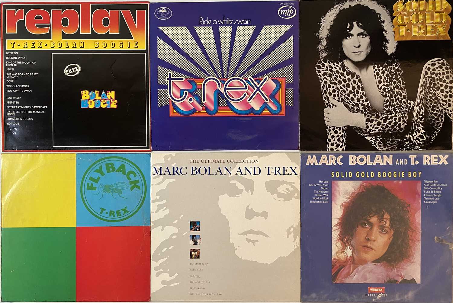 Lot 673 - T REX/ MARC BOLAN - LP/ 7