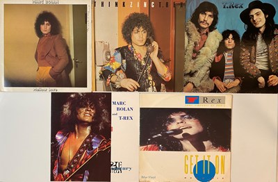 Lot 673 - T REX/ MARC BOLAN - LP/ 7" COLLECTION