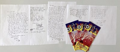 Lot 79 - TAKE THAT - ORIGINAL HANDWRITTEN LETTERS FROM THE BAND.