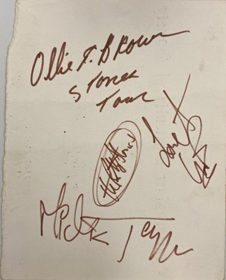 Lot 560 - ROLLING STONES AUTOGRAPHS