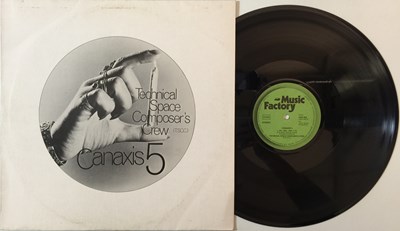 Lot 1093 - TECHNICAL SPACE COMPOSER'S CREW - CANAXIS 5 LP (ORIGINAL GERMAN COPY - MUSIC FACTORY SRS 002)