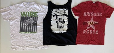 Lot 270 - PUNK T-SHIRTS - THE CLASH AND MORE.