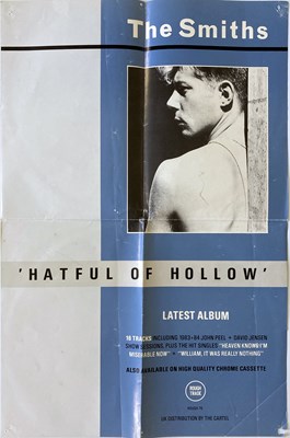 Lot 491 - THE SMITHS - HATFUL OF HOLLOW ORIGINAL POSTER.