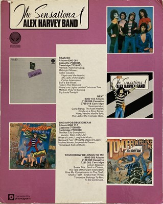 Lot 350 - SENSATIONAL ALEX HARVEY BAND SHOP DISPLAY.