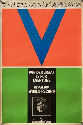 Lot 352 - VAN DER GRAAF GENERATOR POSTER.