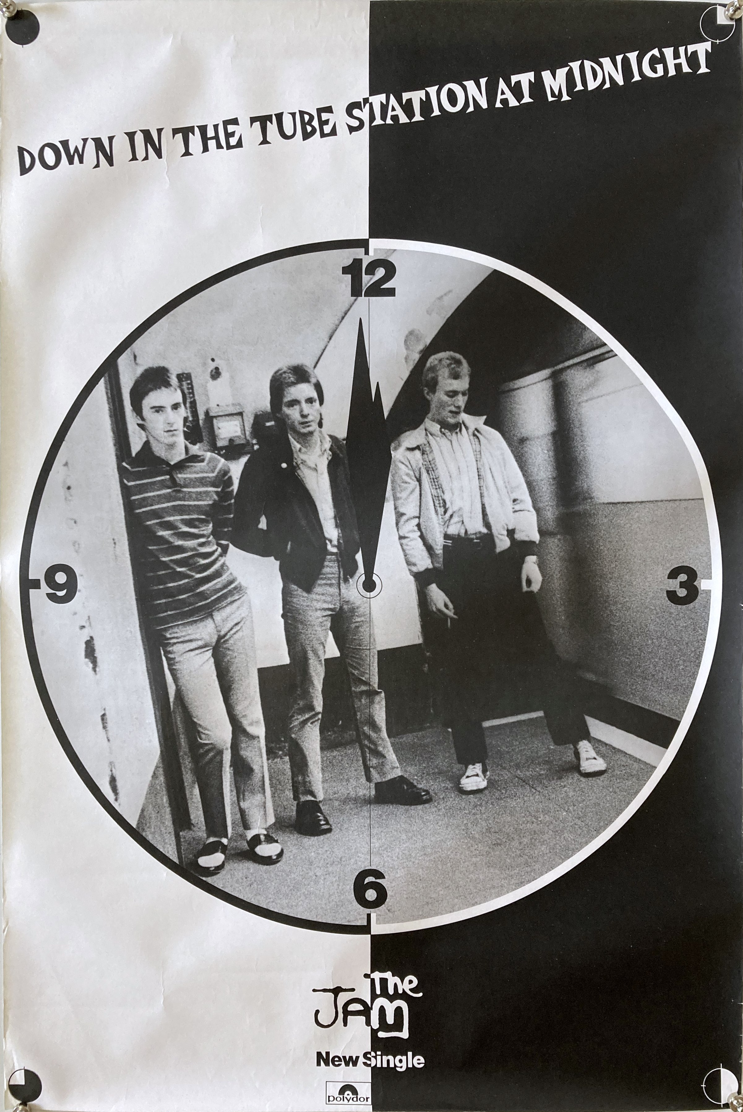 Lot 505 THE JAM DOWN IN THE TUBE STATION POSTER.