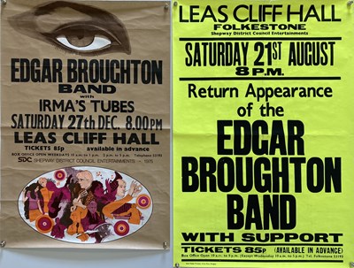 Lot 356 - EDGAR BROUGHTON BAND CONCERT POSTERS.