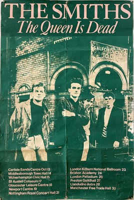 Lot 497 - THE SMITHS 1986 QUEEN IS DEAD TOUR POSTER.