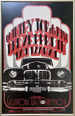 Lot 454 - LED ZEPPELIN - 1969 POSTER.