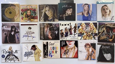 Lot 217 - FEMALE STARS - SIGNED CDS.