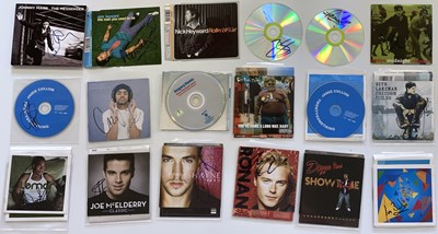 Lot 219 - MALE STARS SIGNED CDS - JOHNNY MARR AND MORE.