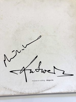 Lot 226 - ULTRAVOX SIGNED LP INNER / MIDGE URE.