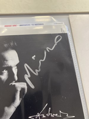 Lot 226 - ULTRAVOX SIGNED LP INNER / MIDGE URE.