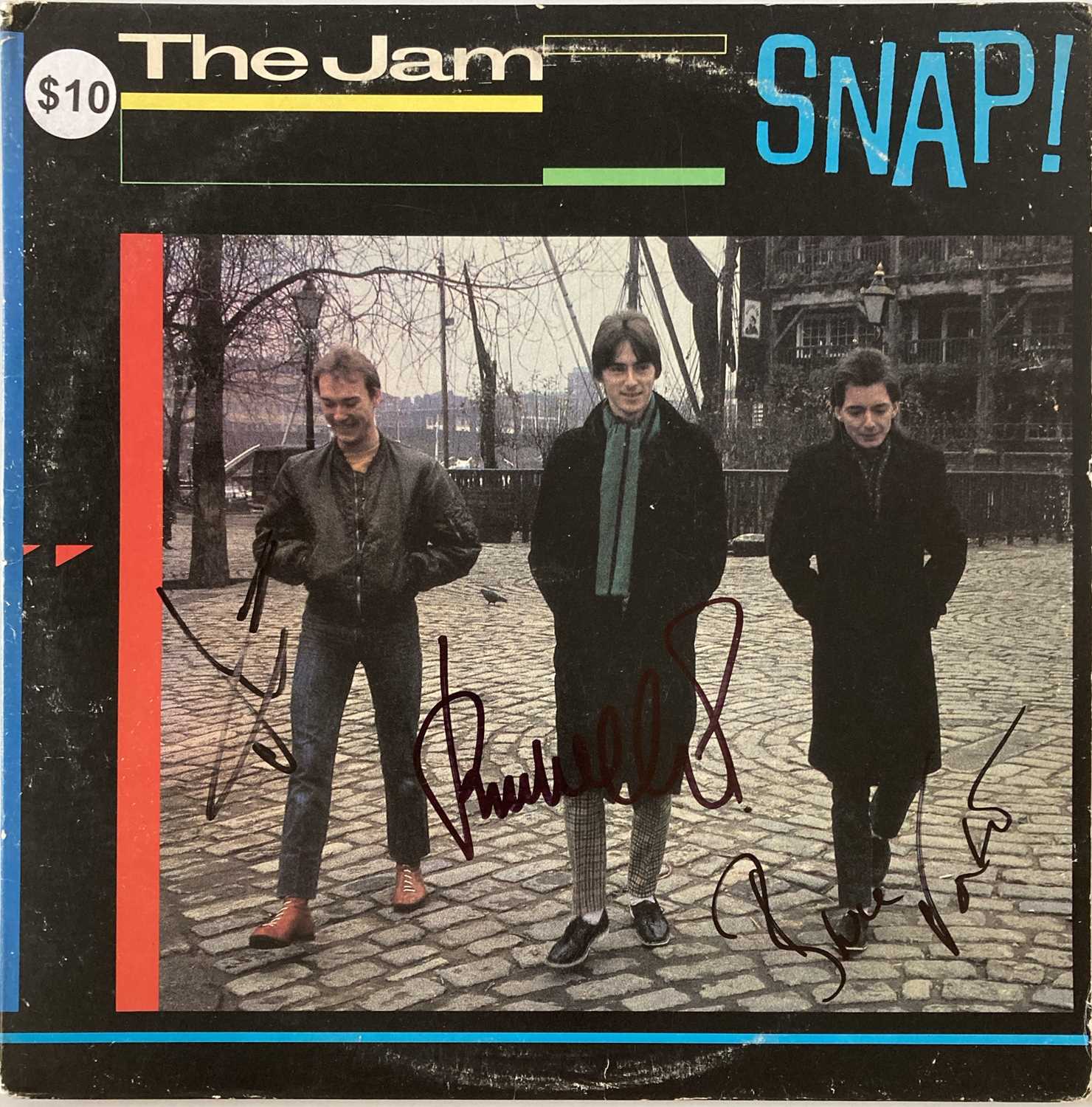 Lot 506 - THE JAM - FULLY SIGNED LP SLEEVE.