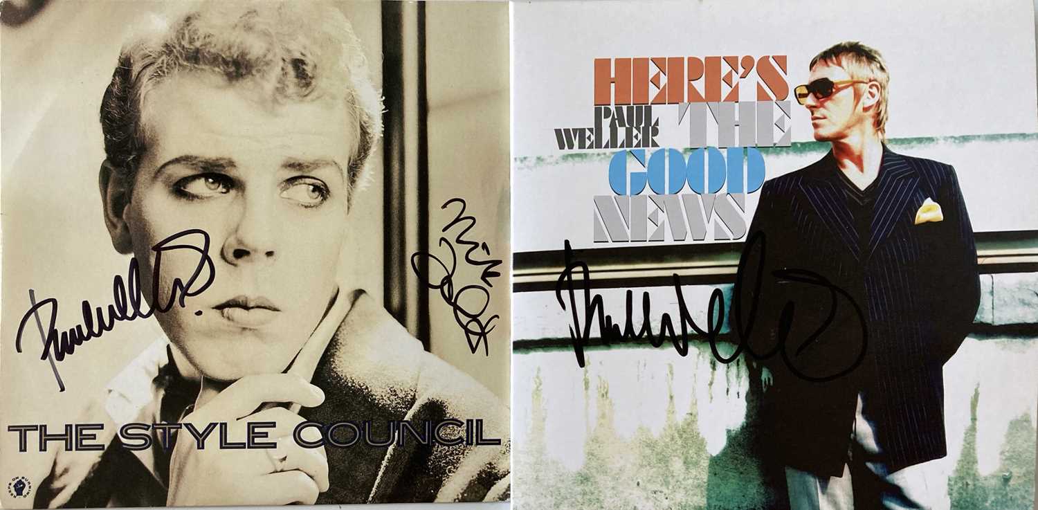 Lot 509 - STYLE COUNCIL / PAUL WELLER SIGNED ITEMS.