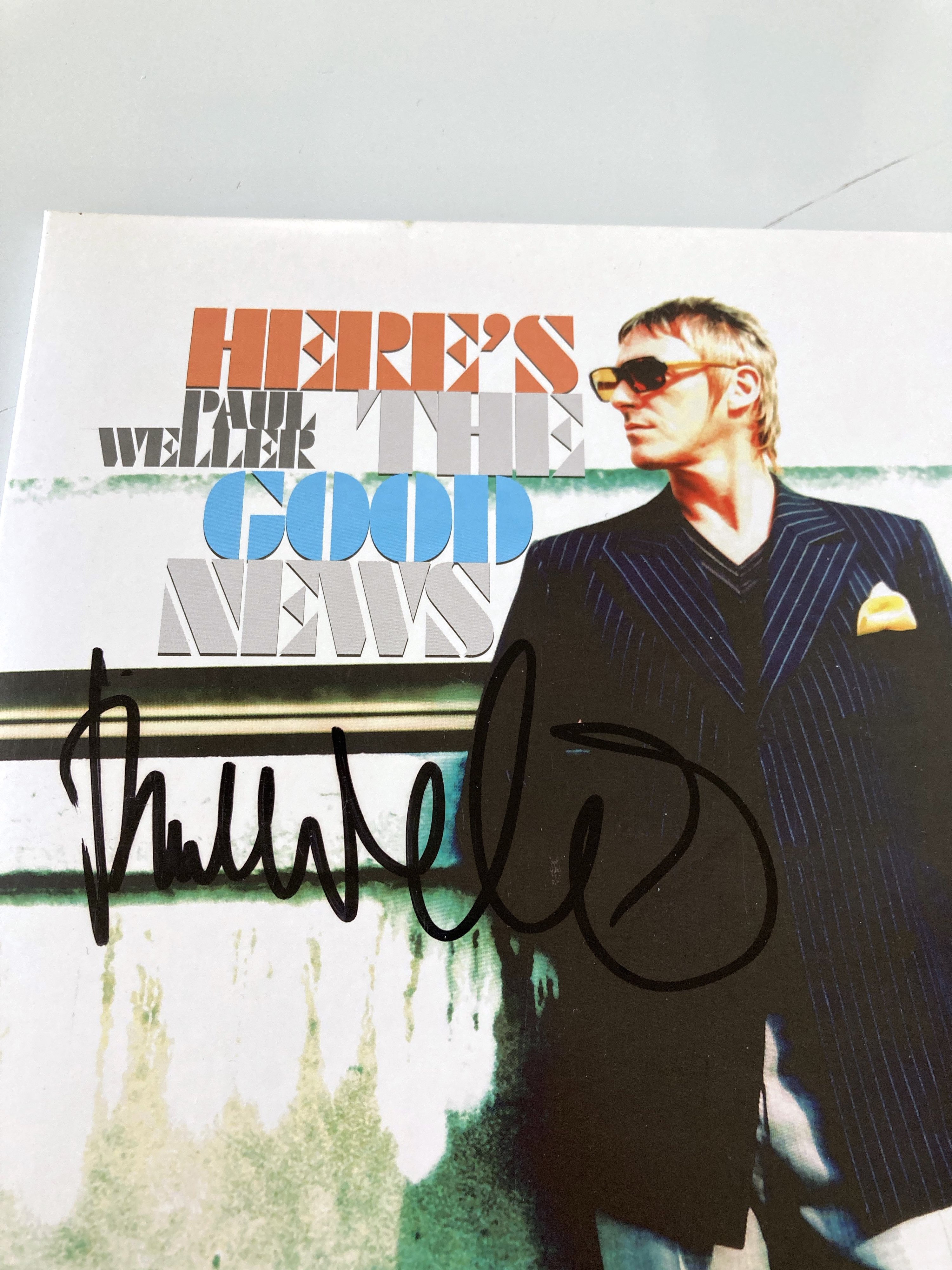 Lot 509 - STYLE COUNCIL / PAUL WELLER SIGNED ITEMS.