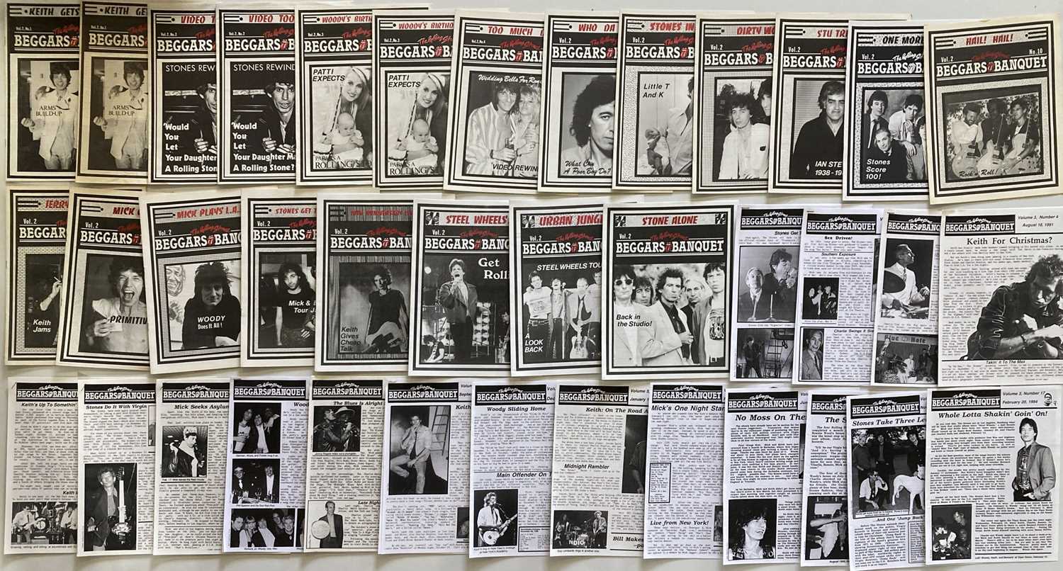 Lot 474 - ROLLING STONES ZINES / MAGAZINES.