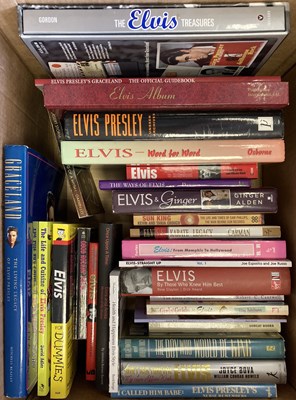 Lot 416 - ELVIS BOOK COLLECTION.