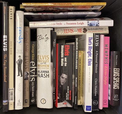 Lot 416 - ELVIS BOOK COLLECTION.