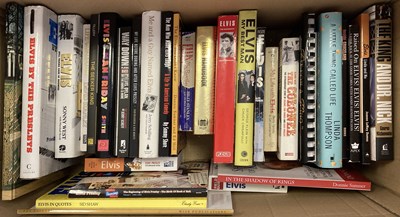 Lot 416 - ELVIS BOOK COLLECTION.