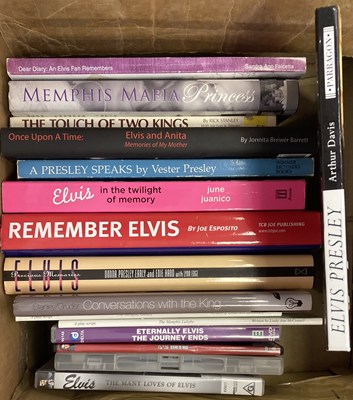 Lot 416 - ELVIS BOOK COLLECTION.