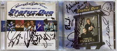 Lot 232 - STATUS QUO FULLY SIGNED CDS.