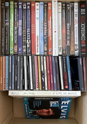 Lot 417 - ELVIS CDS/DVDS/VINYL.