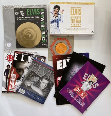 Lot 417 - ELVIS CDS/DVDS/VINYL.