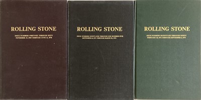 Lot 556 - ROLLING STONE MAGAZINE BINDERS 1969-1972