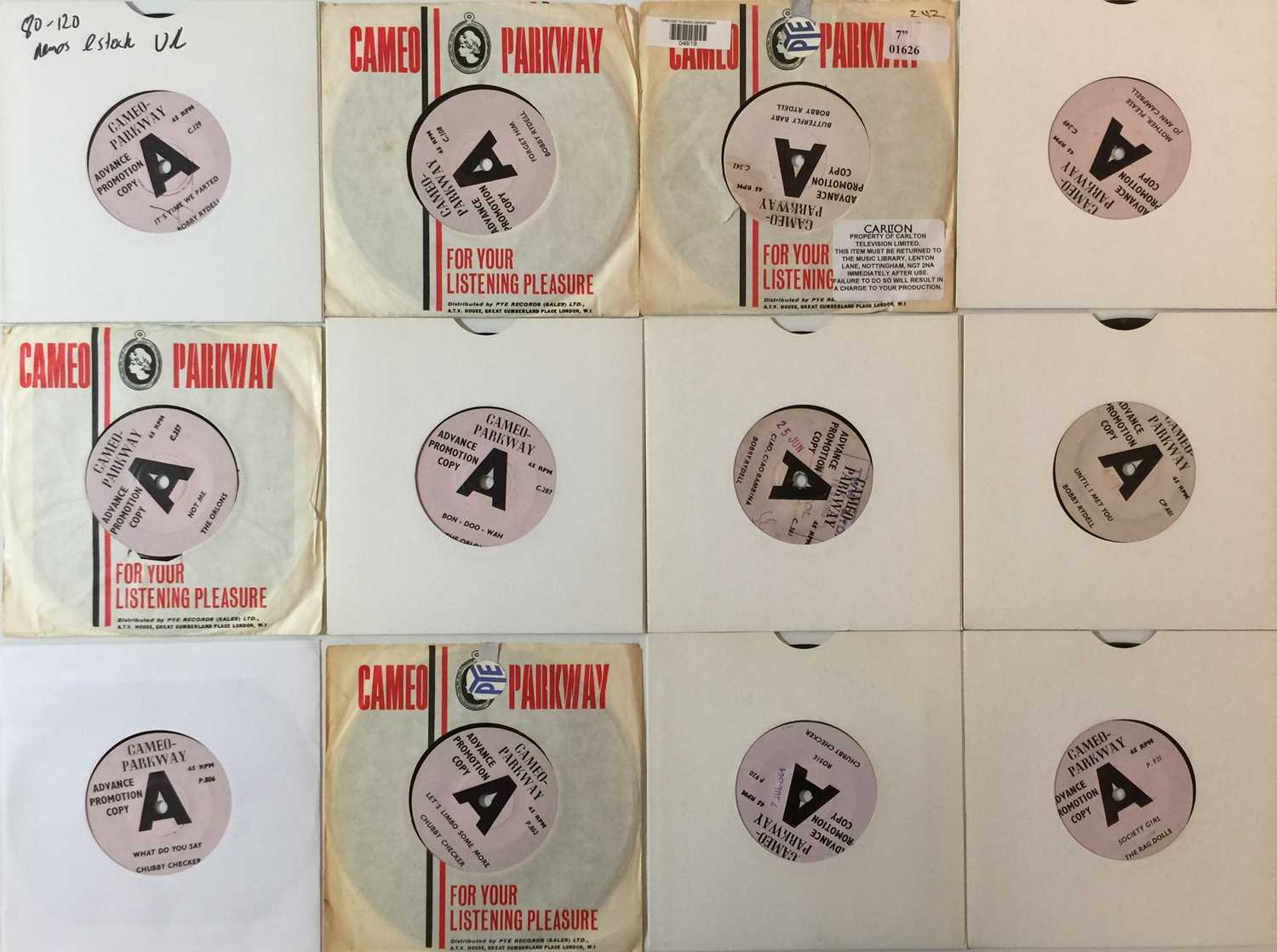 Lot 1204 - CAMEO-PARKWAY - 7" COLLECTION (INC DEMOS)