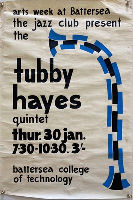 Lot 378 - TUBBY HAYES ORIGINAL 1958 POSTER.