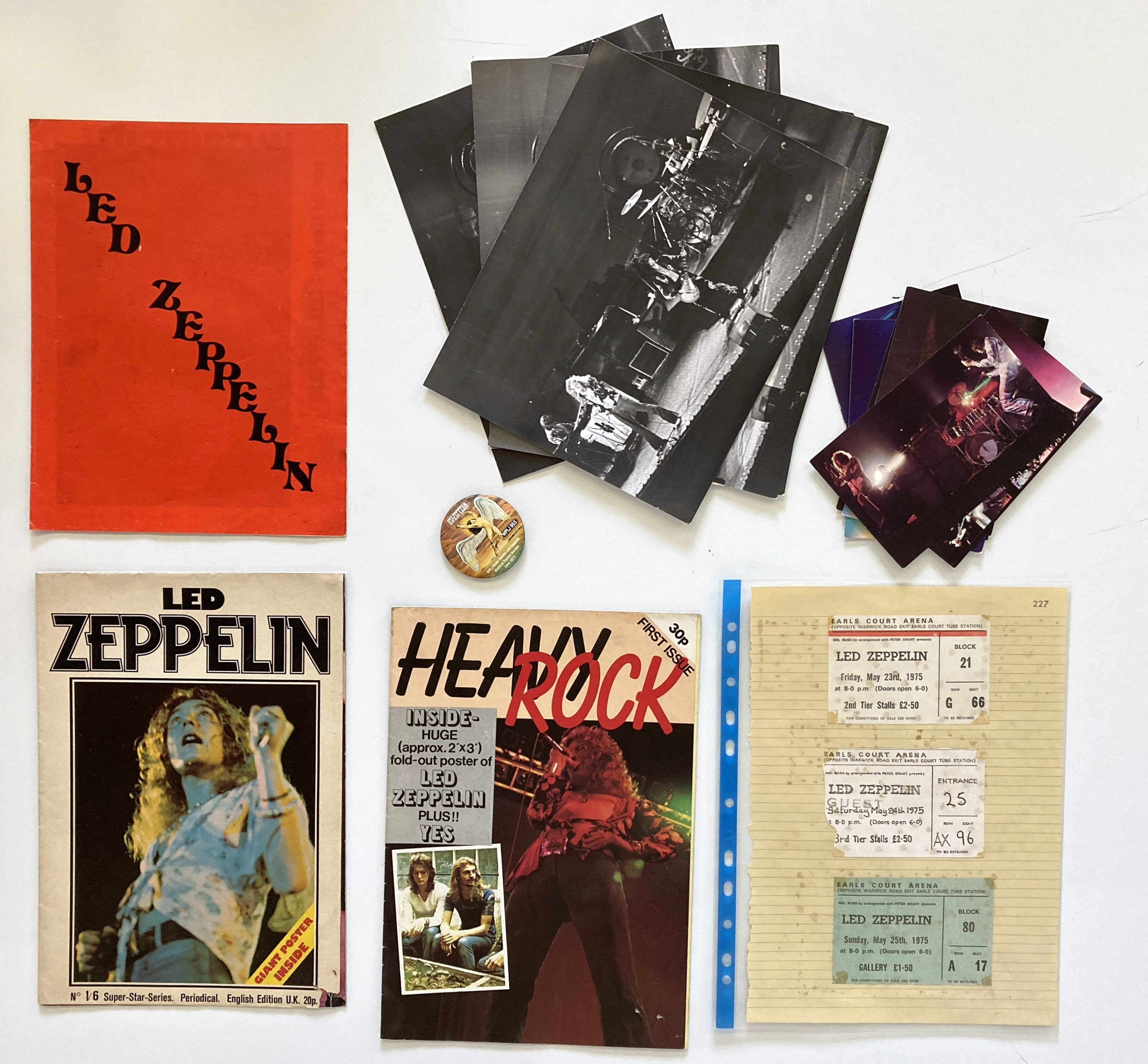 Lot 455 Led Zeppelin Concert Memorabilia 0753