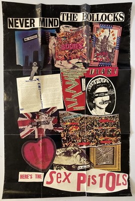 Lot 535 - SEX PISTOLS - NEVER MIND THE BOLLOCKS POSTER.