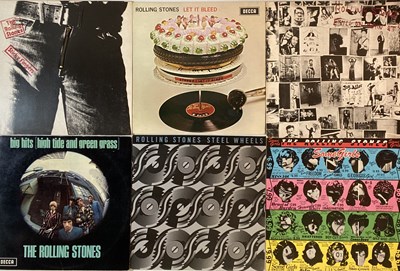 Lot 864 - THE ROLLING STONES - LPs (PLUS A SELECTION OF ROCK LPs)