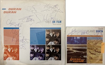 Lot 277 - DURAN DURAN SIGNED 12" AND SINGLE