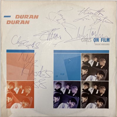 Lot 277 - DURAN DURAN SIGNED 12" AND SINGLE