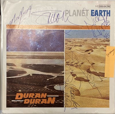 Lot 277 - DURAN DURAN SIGNED 12" AND SINGLE