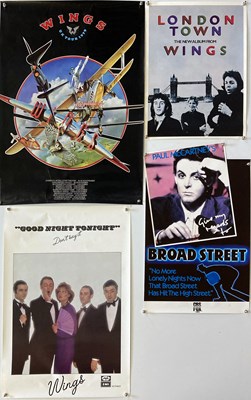 Lot 270 - FOUR WINGS & PAUL MCCARTNEY POSTERS.