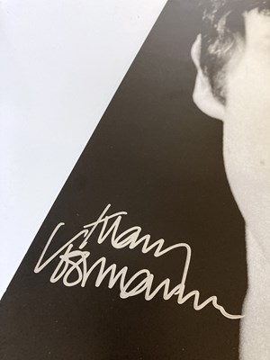 Lot 271 - SIGNED ASTRID KIRCHHERR 'JOHN LENNON' POSTER.