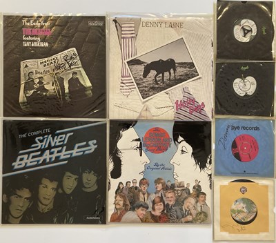 Lot 335 - EARLY BEATLES & RELATED SIGNED LPS / 7".