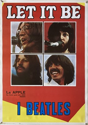 Lot 275 - BEATLES FILM POSTERS - HARD DAY'S NIGHT, HELP & LET IT BE