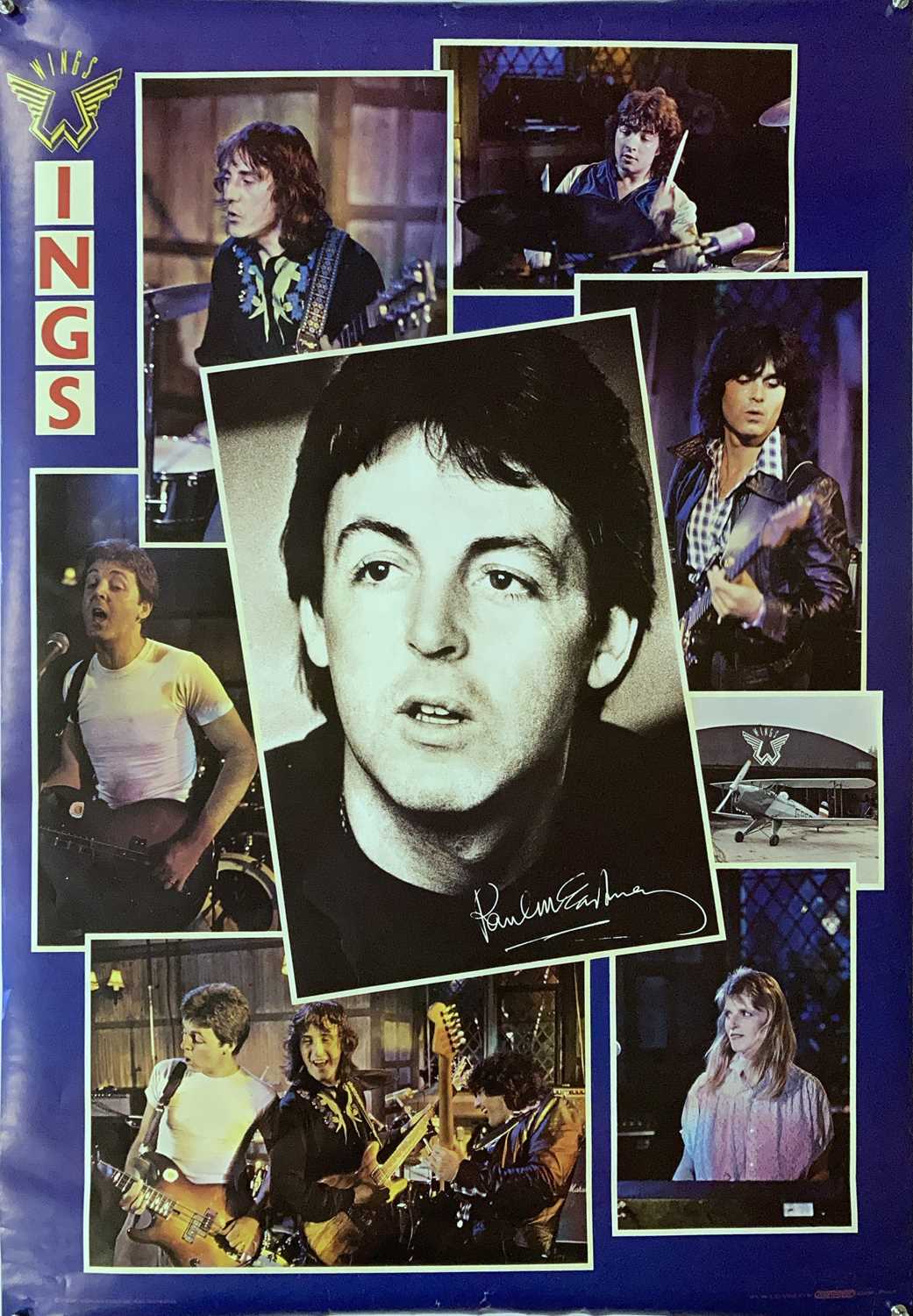 Lot 277 PAUL MCCARTNEY & WINGS POSTERS.