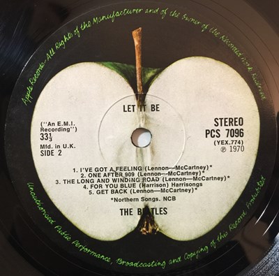 Lot 37 - THE BEATLES - LET IT BE LP (ORIGINAL UK 'PXS 1' SET)